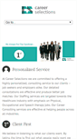 Mobile Screenshot of careerselections.com